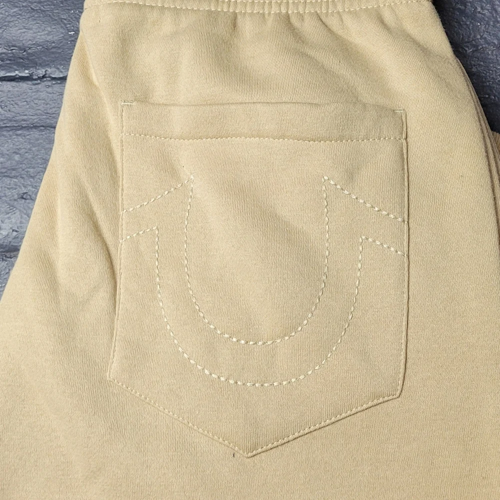 True Religion Sweatpants Size Small Beige